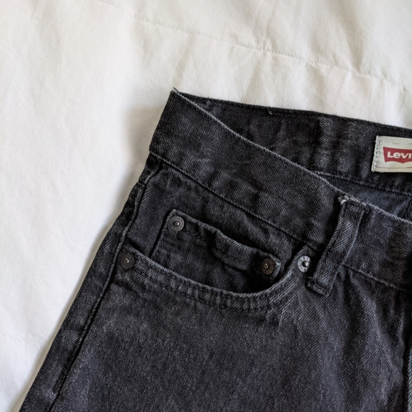 Levis black jeans 27x27 498 - Picture 2 of 5